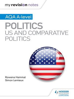 cover image of AQA A-level Politics: US and Comparative Politics
